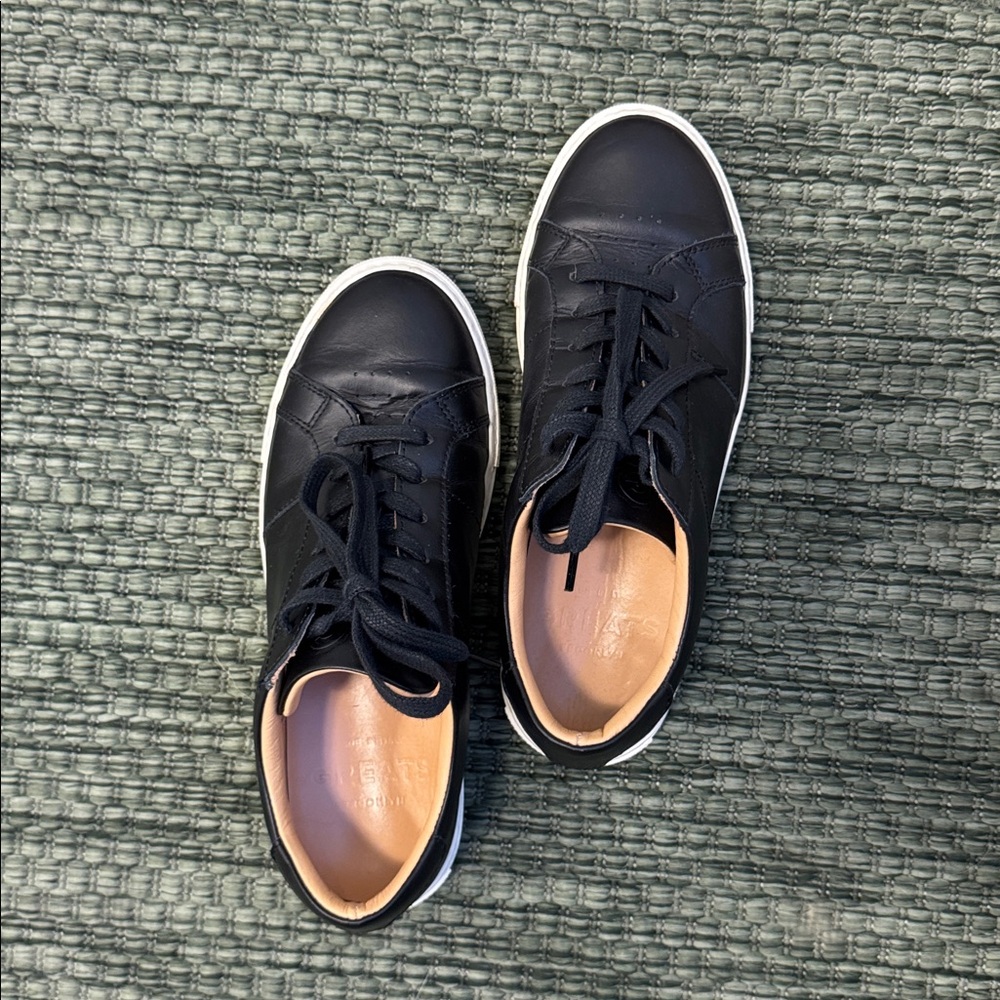 Greats Black Leather Sneakers, Women’s, Size 8